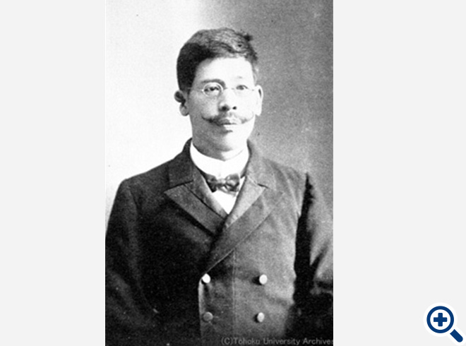 藤野厳九郎教授 1874年(明治7)福井県に生まれ、愛知医学校卒業後同校の教員を経て、1901年(明治34)10月に仙台医専の解剖学担当講師として仙台医専に招かれ赴任した。